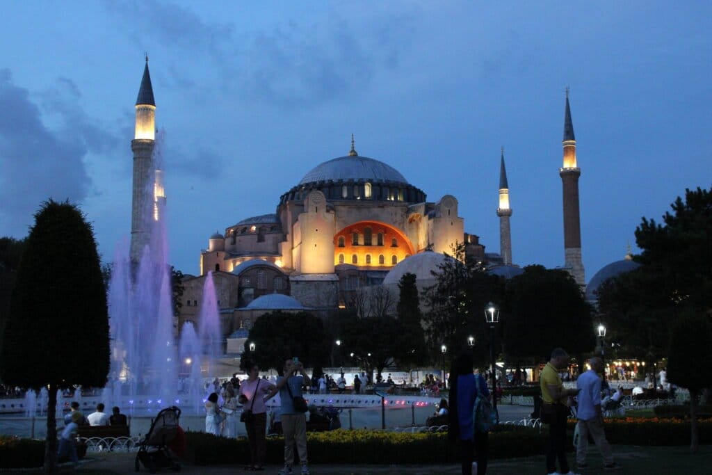 Hagia Sofhia at Dusk. Istanbul, Turkey