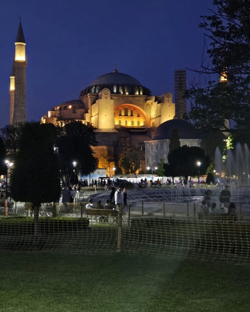 Hagia Sofia at Dusk Istanbul, Turkey