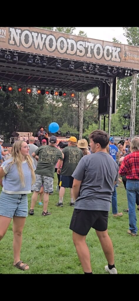 Spectators enjoying the music at the Ten Sleep Music Festival 2024