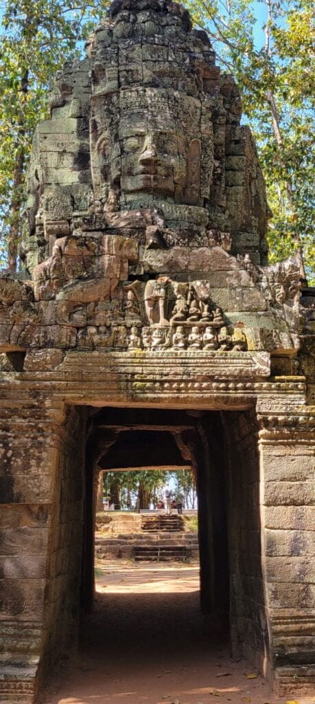 Temple Entrance at Angkor Wat Cambodia