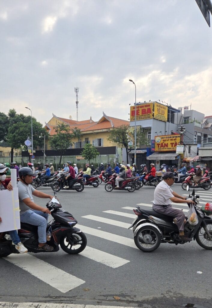 Scooters Out Number Cars at Least A Hundred to One