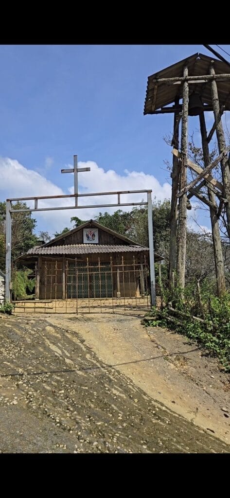 Tiny Church in a Mountain Village